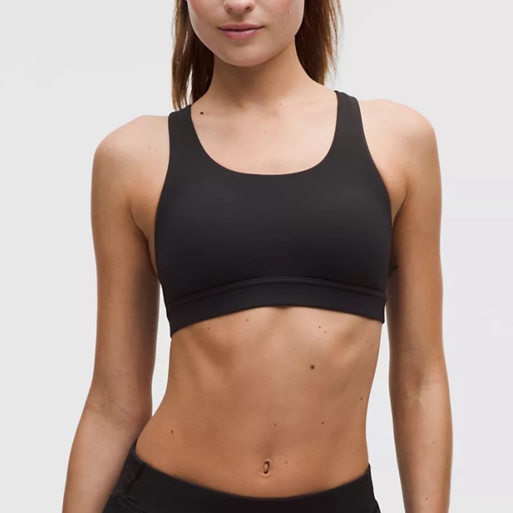 🆕 Lululemon Wunder-Train Mesh-Back Bra • Black • Sz 8